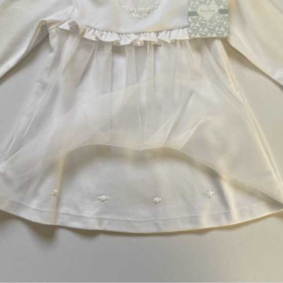 Kissy Kissy Dress Size 3 6 Months NWT New Pima christening wedding embroidered - Picture 7 of 16